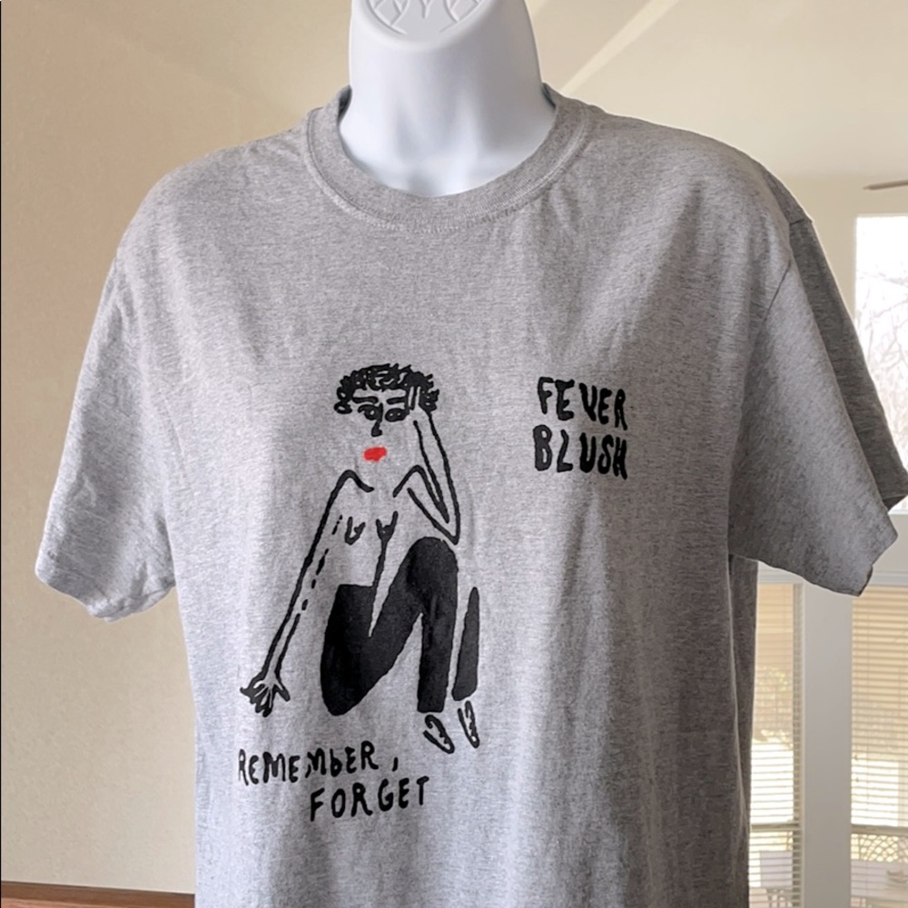 Gray Graphic Short sleeve T shirt